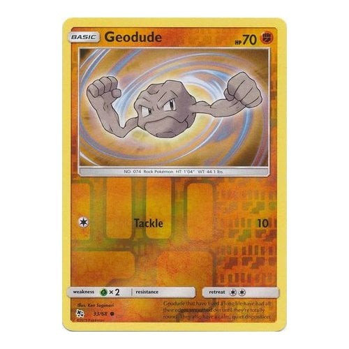 Hidden Fates 33/68 Geodude (Reverse Holo)