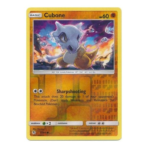 Hidden Fates 37/68 Cubone (Reverse Holo)