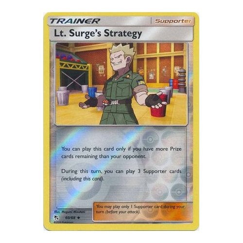 Hidden Fates 60/68 Lt. Surge's Strategy (Reverse Holo)