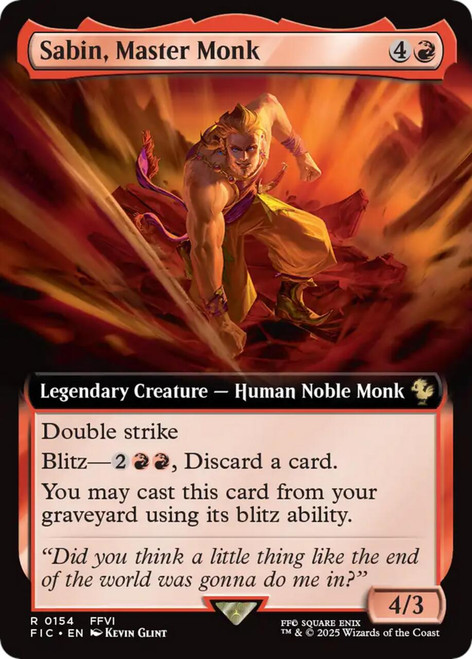 Sabin, Master Monk (Extended Art Foil)