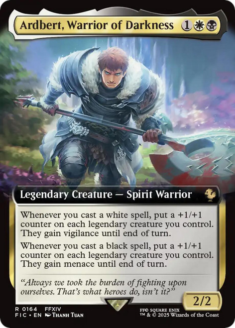 Ardbert, Warrior of Darkness (Extended Art Foil)