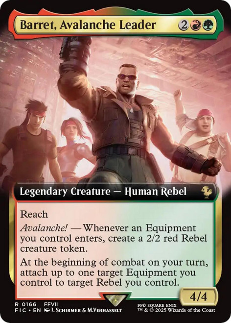 Barret, Avalanche Leader (Extended Art Foil)
