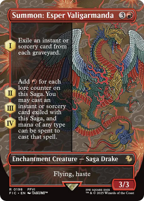 Summon: Esper Valigarmanda (Borderless Foil)