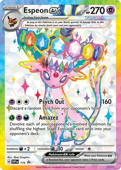 Scarlet & Violet Promo SVP175 Espeon ex