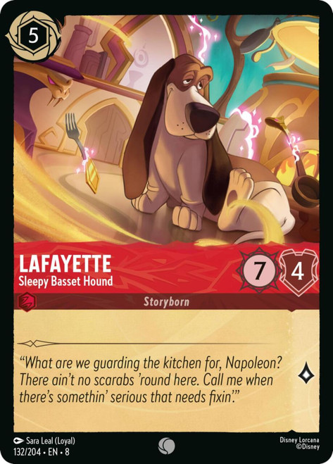 Lafayette - Sleepy Basset Hound (Foil)