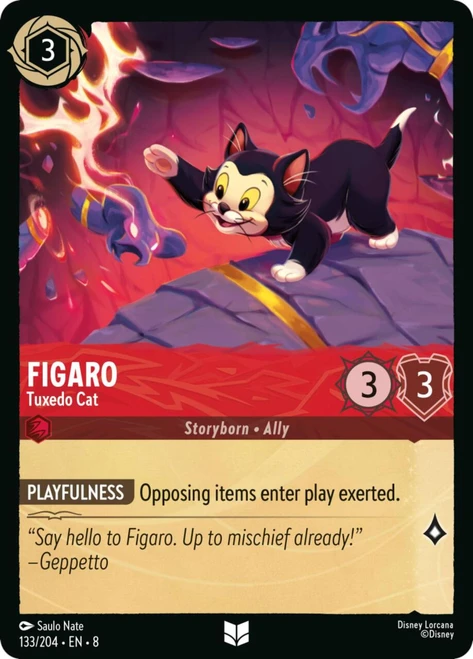Figaro - Tuxedo Cat (Foil)