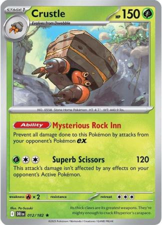 SV Destined Rivals 012/182 Crustle (Holo)