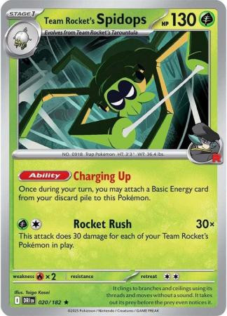 SV Destined Rivals 020/182 Team Rocket’s Spidops (Holo)