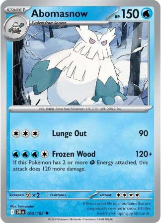 SV Destined Rivals 060/182 Abomasnow