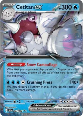 SV Destined Rivals 065/182 Cetitan ex (Half Art)