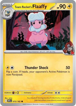 SV Destined Rivals 073/182 Team Rocket’s Flaaffy