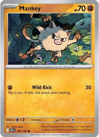 SV Destined Rivals 090/182 Mankey