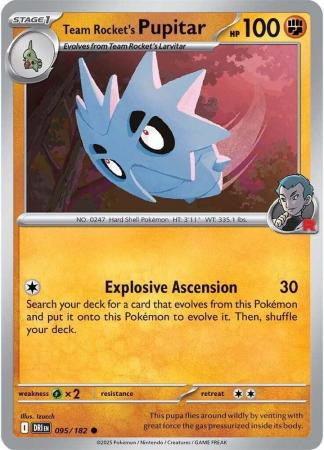 SV Destined Rivals 095/182 Team Rocket's Pupitar