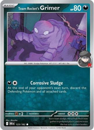 SV Destined Rivals 123/182 Team Rocket's Grimer