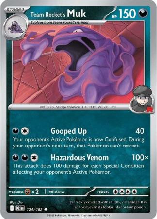 SV Destined Rivals 124/182 Team Rocket's Muk