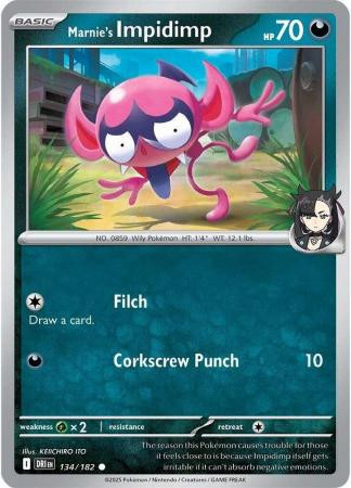 SV Destined Rivals 134/182 Marnie's Impidimp