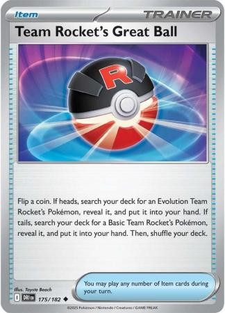 SV Destined Rivals 175/182 Team Rocket’s Great Ball