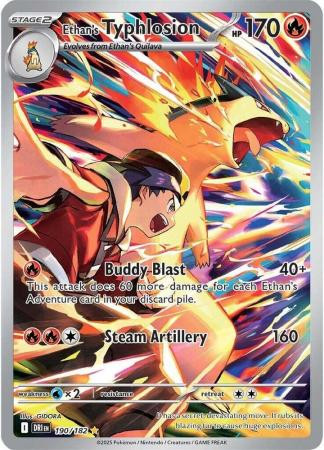 SV Destined Rivals 190/182 Ethan's Typhlosion (Illustration Rare)