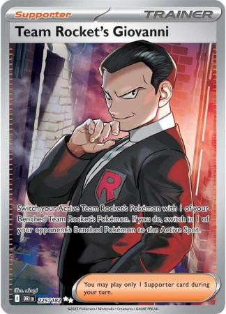 SV Destined Rivals 225/182 Team Rocket's Giovanni (Full Art)