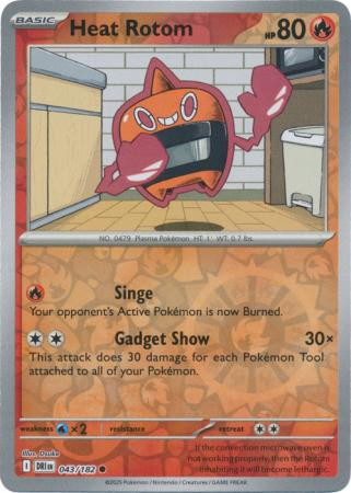 SV Destined Rivals 043/182 Heat Rotom (Reverse Holo)