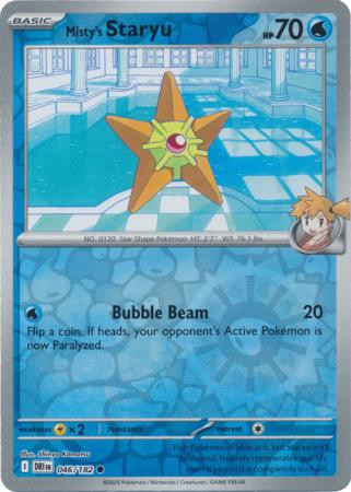 SV Destined Rivals 046/182 Misty's Staryu (Reverse Holo)