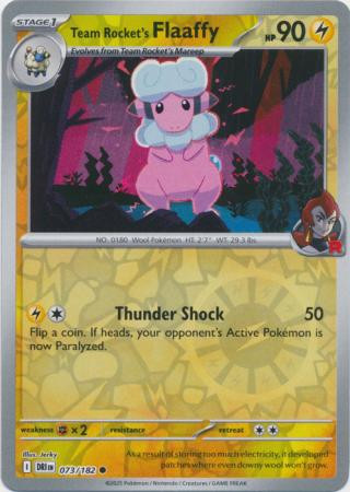 SV Destined Rivals 073/182 Team Rocket’s Flaaffy (Reverse Holo)