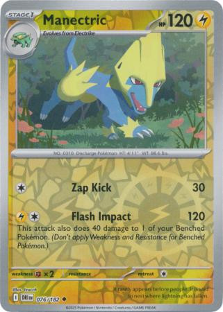 SV Destined Rivals 076/182 Manectric (Reverse Holo)