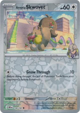 SV Destined Rivals 158/182 Arven's Skwovet (Reverse Holo)