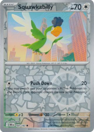 SV Destined Rivals 160/182 Squawkabilly (Reverse Holo)