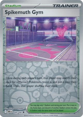 SV Destined Rivals 169/182 Spikemuth Gym (Reverse Holo)