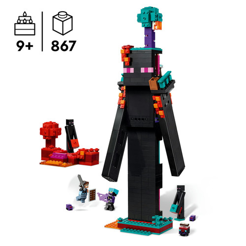 Minecraft The Enderman Tower Set with Figures 21279