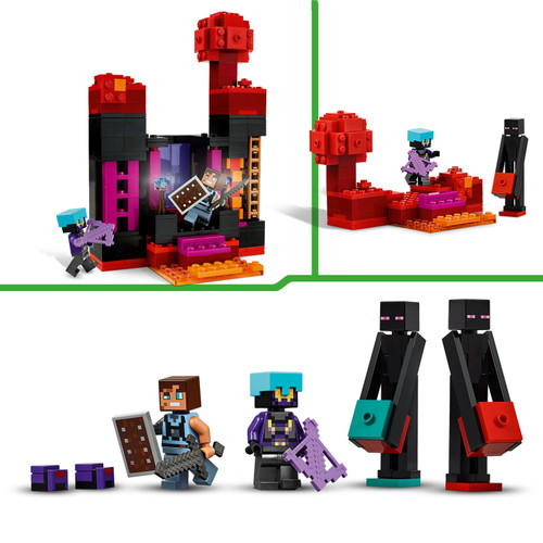 Minecraft The Enderman Tower Set with Figures 21279