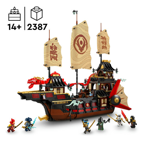NINJAGO The Temple Bounty Boat Set 71848