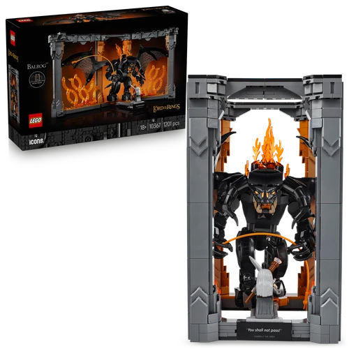 Icons The Lord of the Rings: Balrog Book Nook Set 10367