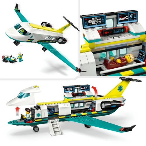 City Emergency Air Ambulance Airplane Set 60465