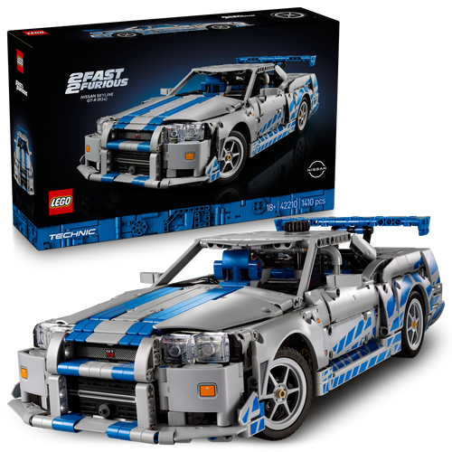 Technic 2 Fast 2 Furious Nissan Skyline GT-R (R34) 42110