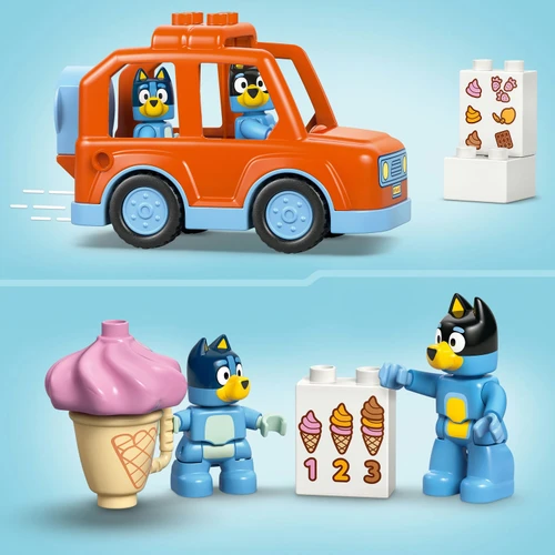 DUPLO Bluey Ice Cream Trip with Toddler Toy 10458