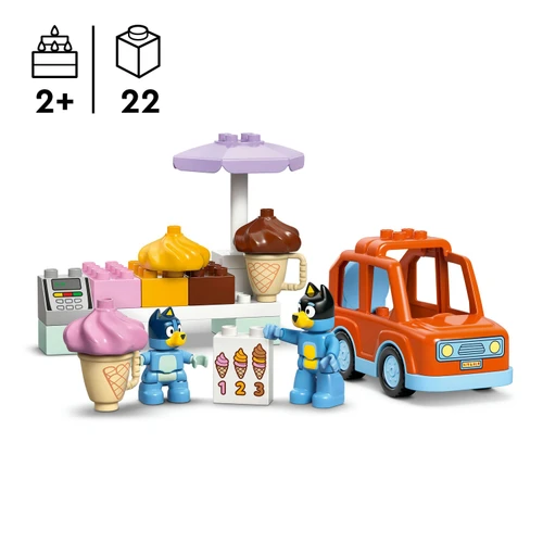 DUPLO Bluey Ice Cream Trip with Toddler Toy 10458