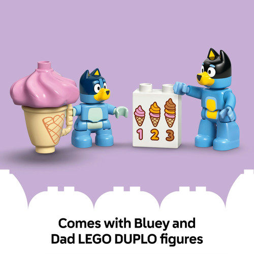 DUPLO Bluey Ice Cream Trip with Toddler Toy 10458