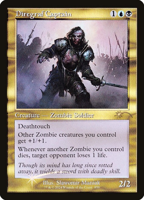 Diregraf Captain (Foil) (Secret Lair - Zippy Zombies)
