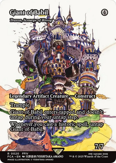 Traxos, Scourge of Kroog [Giant of Babil]