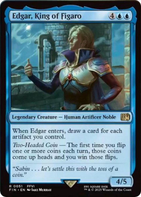Edgar, King of Figaro (Foil)