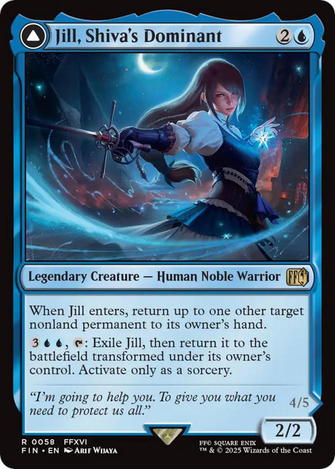 Jill, Shiva's Dominant // Shiva, Warden of Ice (Foil)
