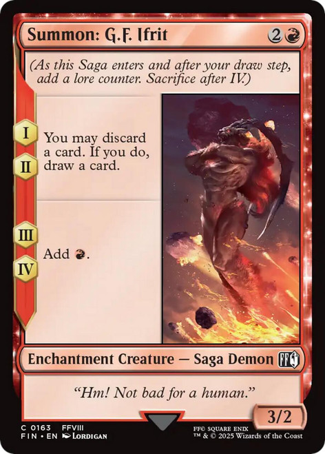Summon: G.F. Ifrit (Foil)
