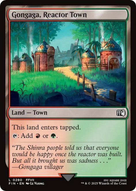 Gongaga, Reactor Town (Foil)