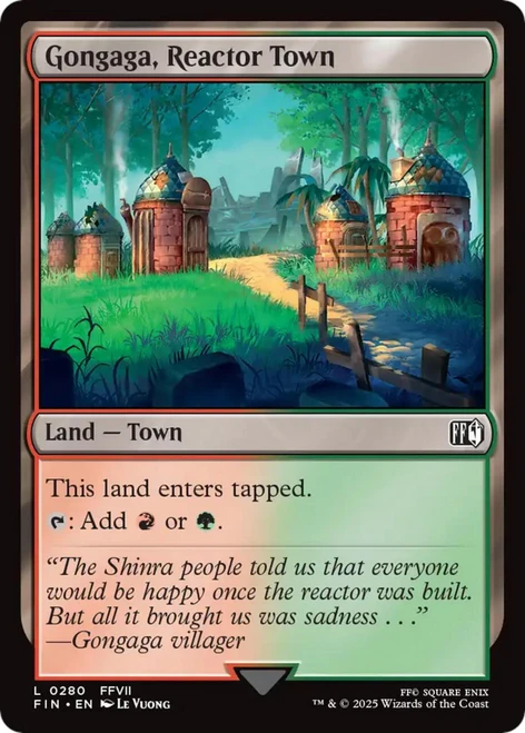 Gongaga, Reactor Town (Foil)