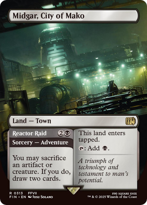 Midgar, City of Mako (Borderless Art) (Foil)