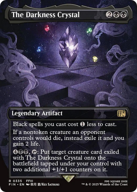 The Darkness Crystal (Borderless Art) (Foil)