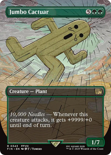 Jumbo Cactuar (Borderless Art) (Foil)