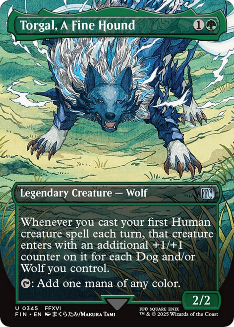 Torgal, A Fine Hound (Borderless Art) (Foil)